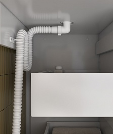 Vigo Мебель для ванной Urban 600-0-2 со столешницей под стиральную машину белая – фотография-12